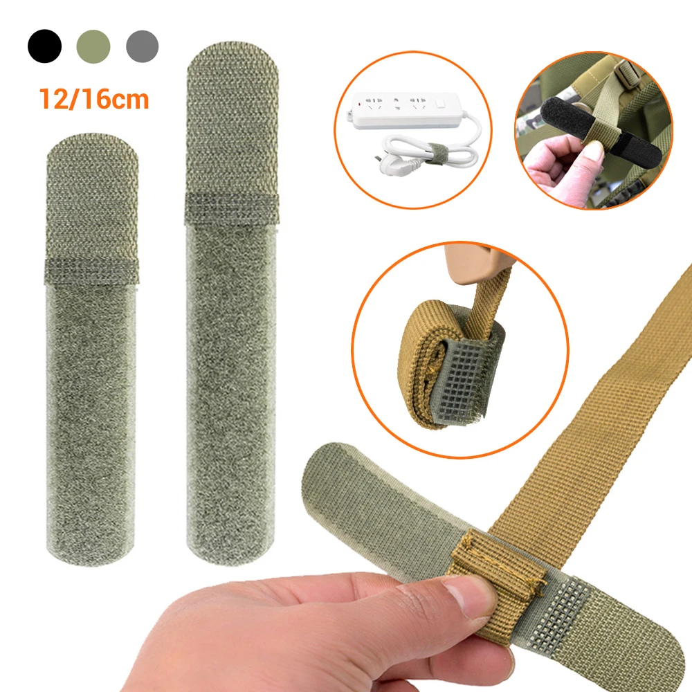 Gear Tie Reusable - 5PCS Tactical Nylon Straps Cable Ties