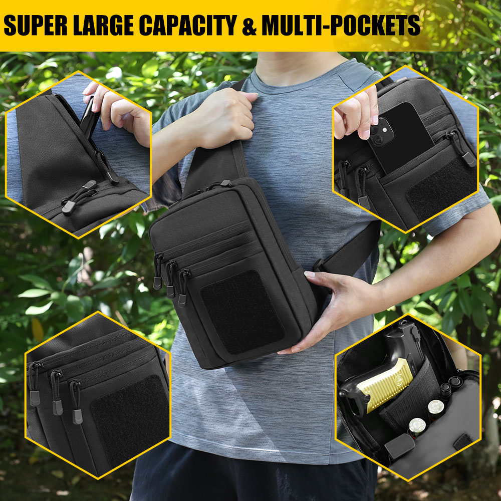 Edc Carry Handgun - Tactical Pistol Gun Bag Concealed Carry