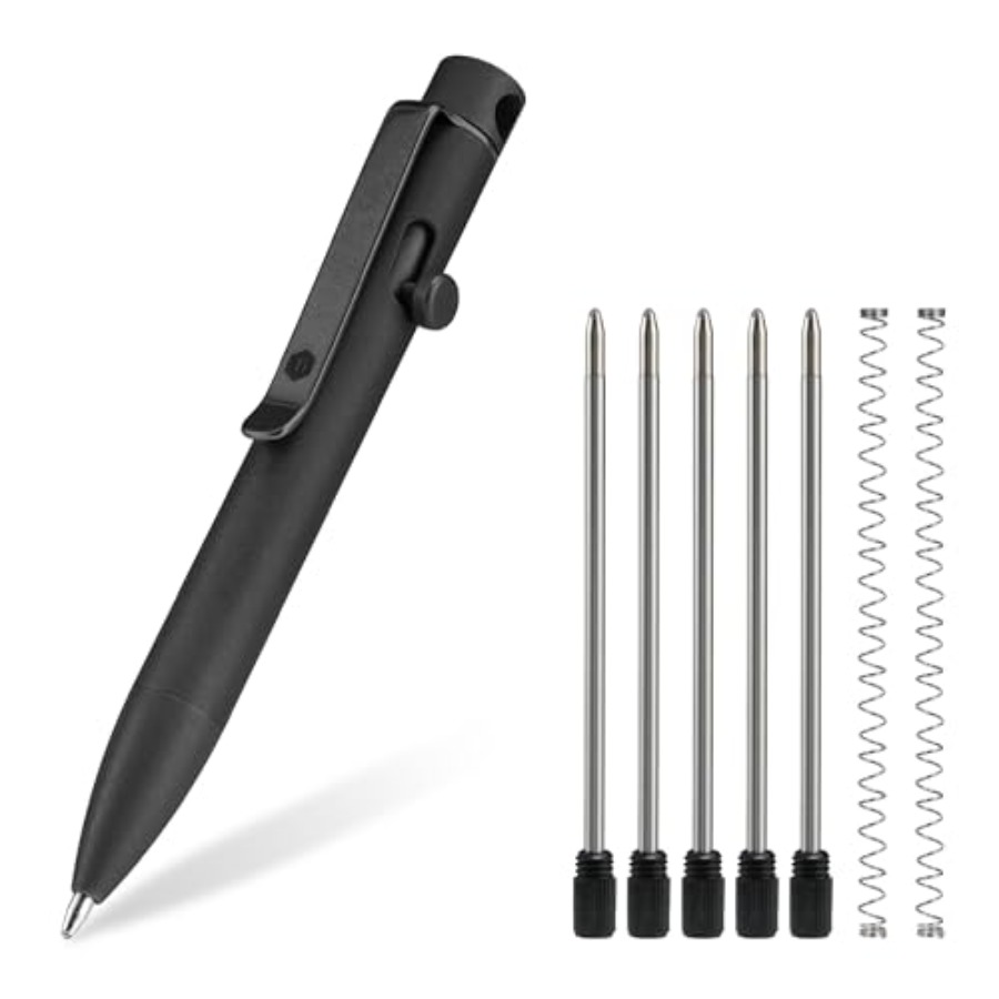 Edc Carry Clip - Bolt Action EDC Pen with Clip