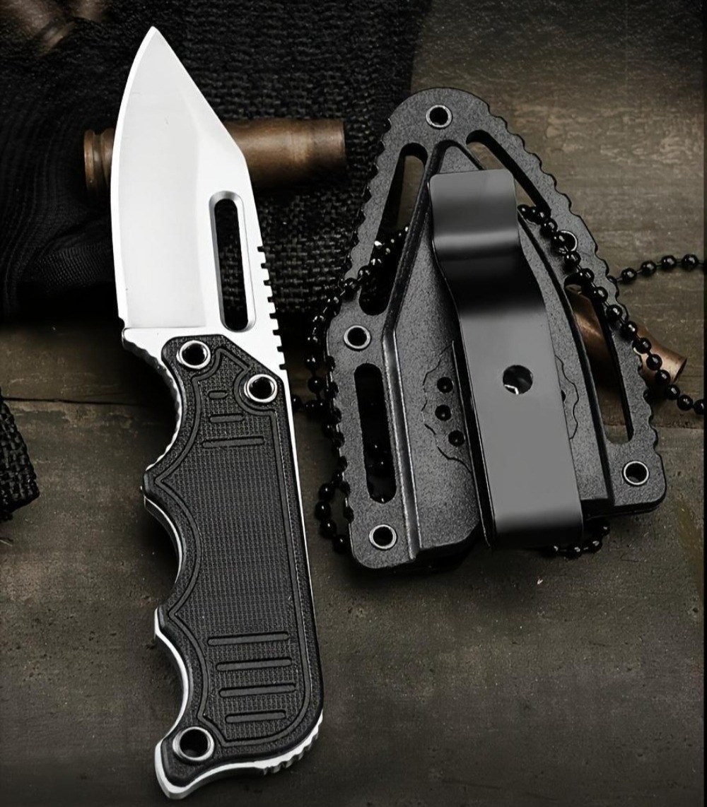 Portable Neck Knife with Kydex – Edc Concealed Carry Knife recenzja i cena