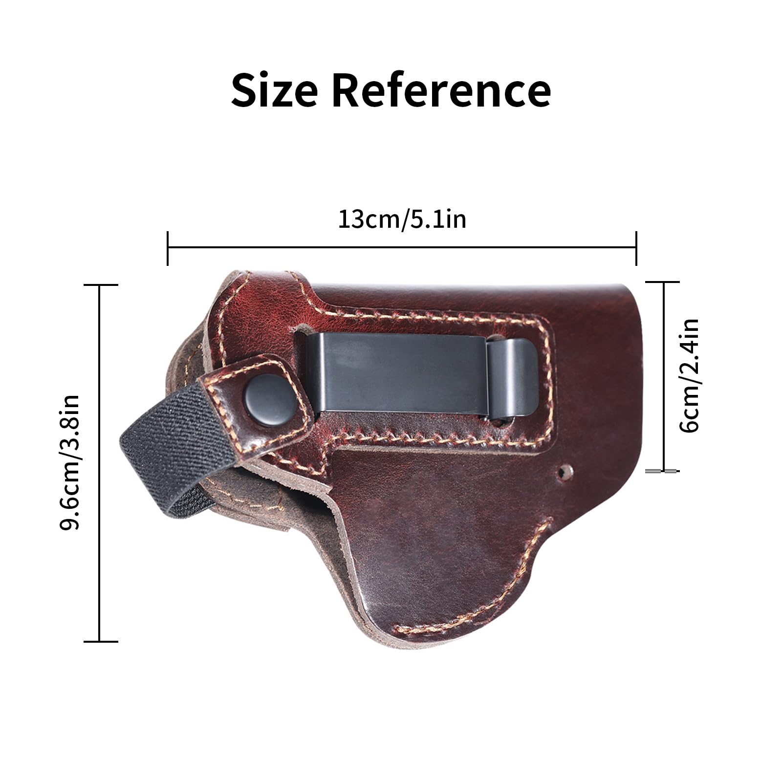 Tactical Leather Concealed Car – Edc Carry Belt Leather recenzja i cena
