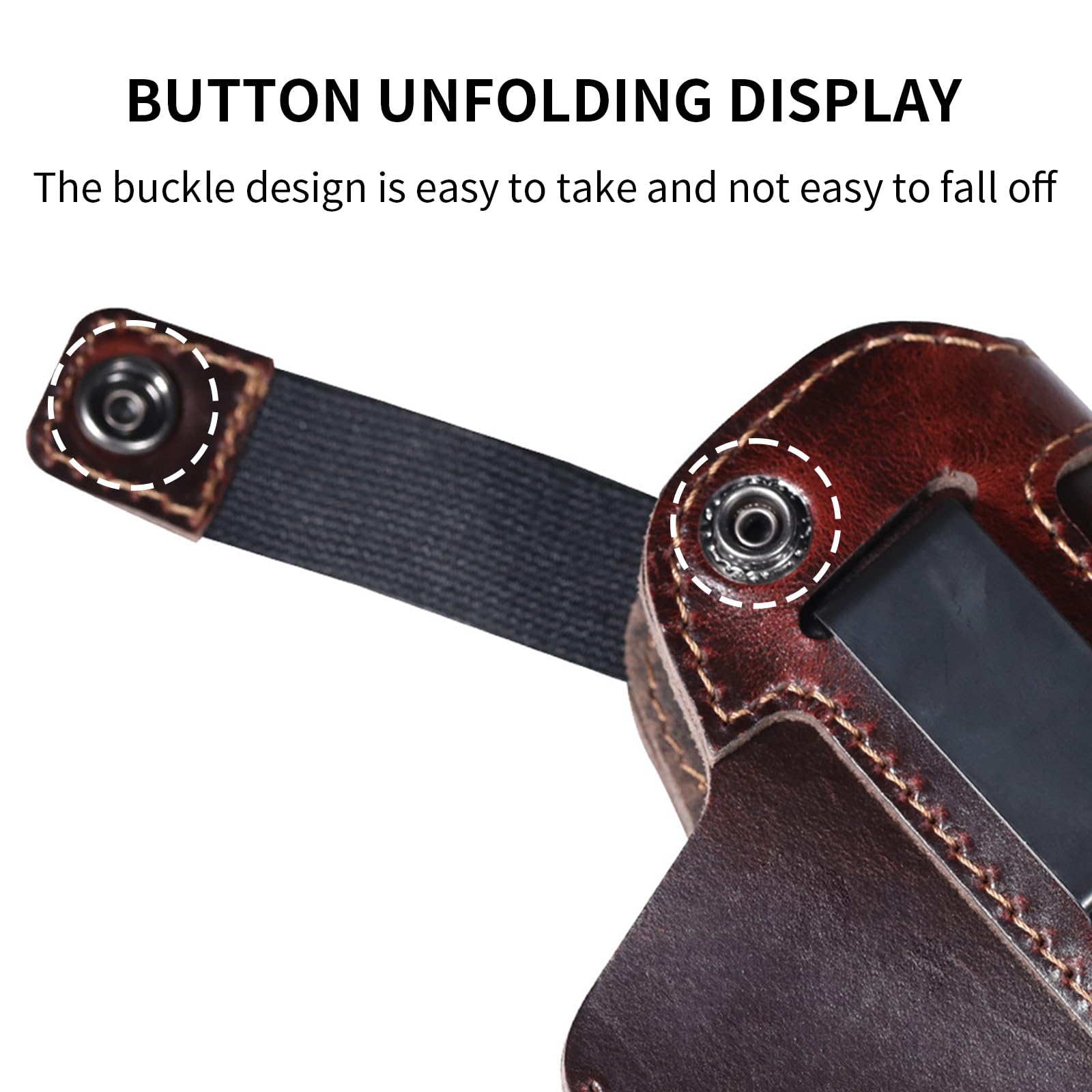 Tactical Leather Concealed Car – Edc Carry Belt Leather recenzja i cena