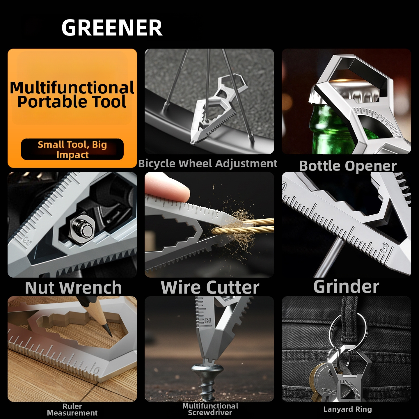 GREENER EDC Keychain Multi Too – Appendix Carry Edc recenzja i cena
