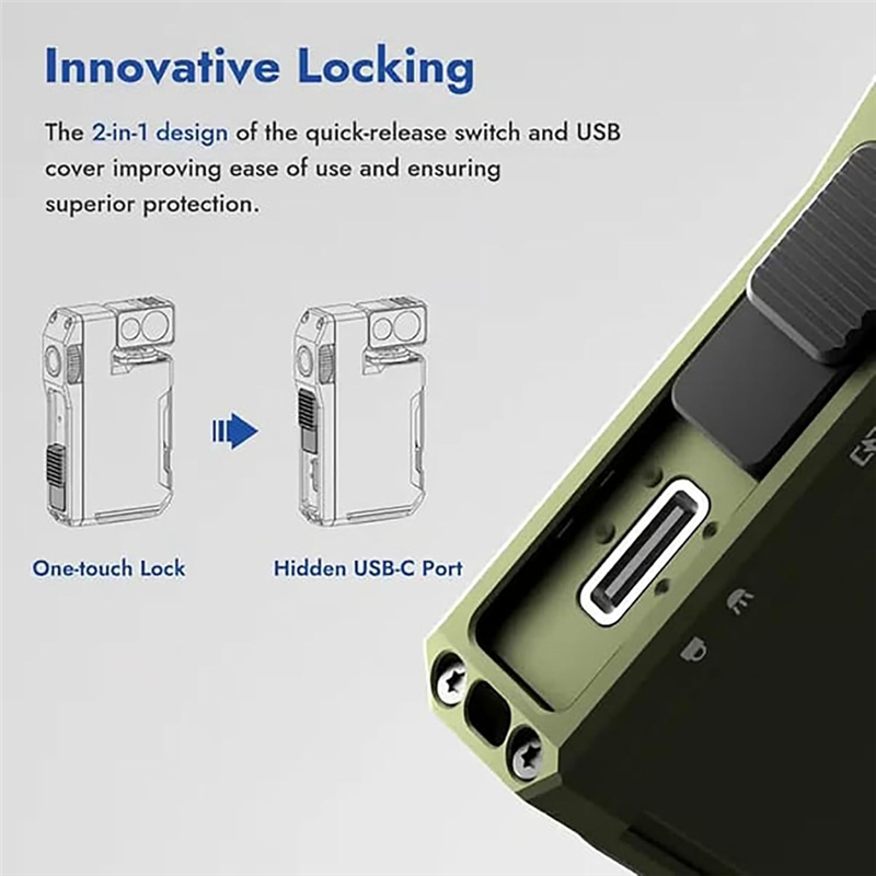 AT51-2Pcs EDC Flashlight With  – Edc Carry Flashlight recenzja i cena