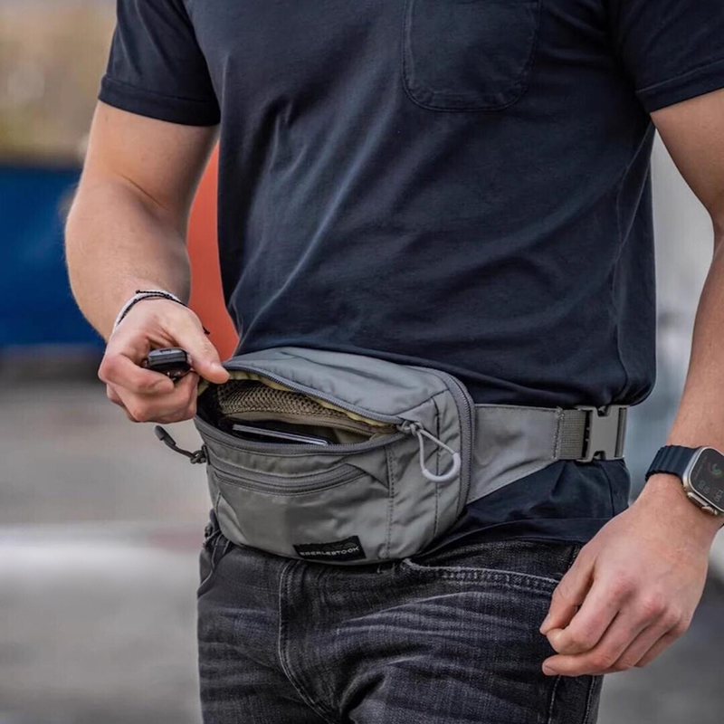 Mens Belt Bag with Adjustable  – Edc Concealed Carry Fanny Pack recenzja i cena