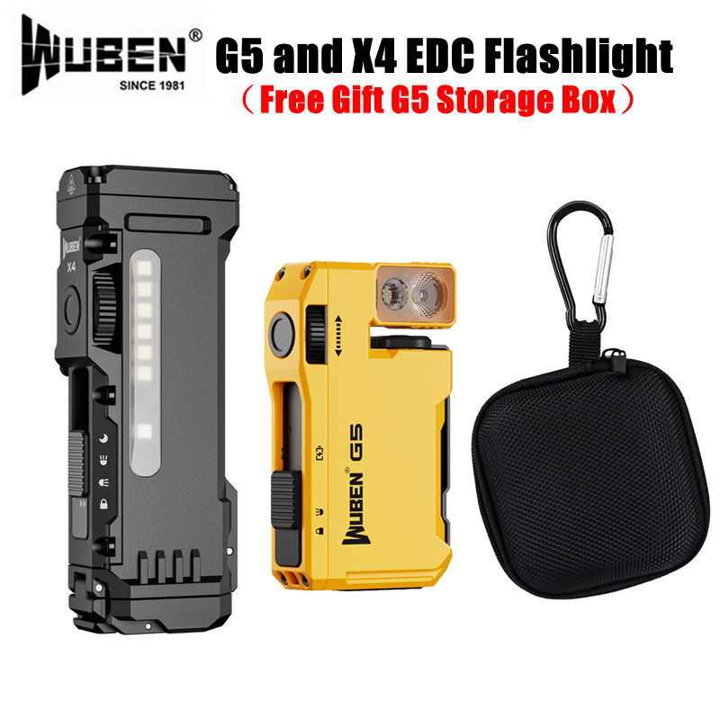 WUBEN G5 & X4 EDC Flashlight R – Edc Carry Flashlight recenzja i cena