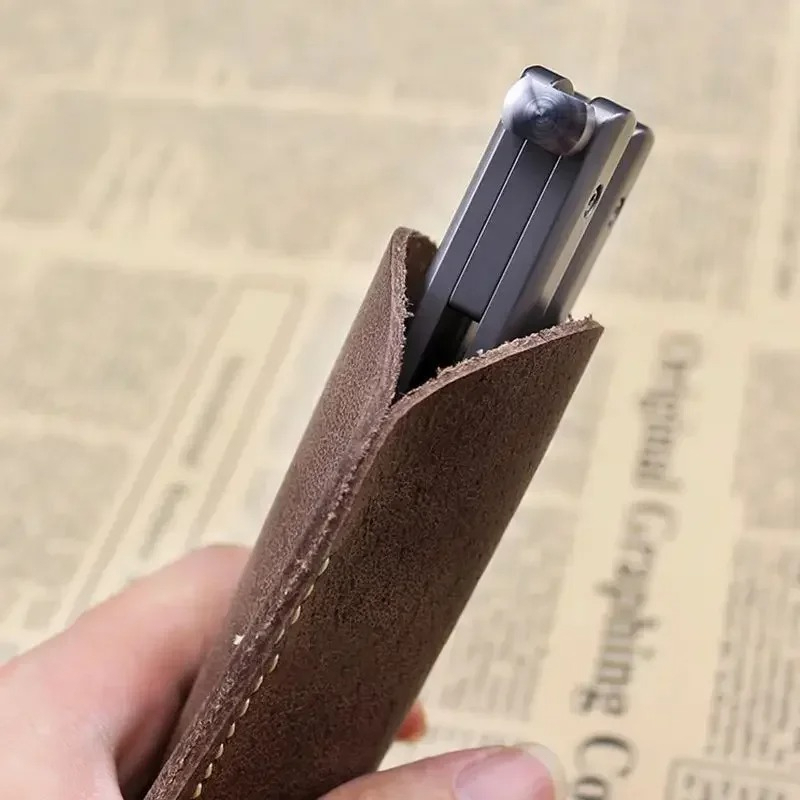 Leather small knife cover carr – Edc Carry Clip recenzja i cena