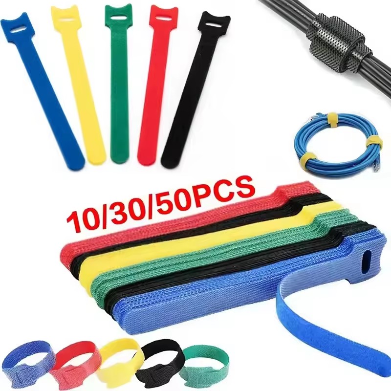 10/30/50Pcs Reusable Hook And  – Gear Tie Reusable recenzja i cena