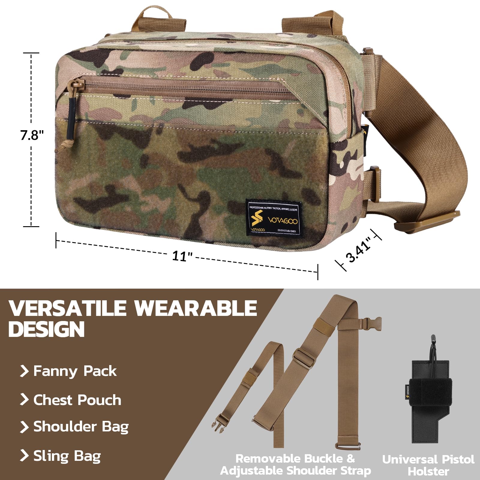 Tactical Fanny Pack, Concealed – Edc Concealed Carry Fanny Pack recenzja i cena