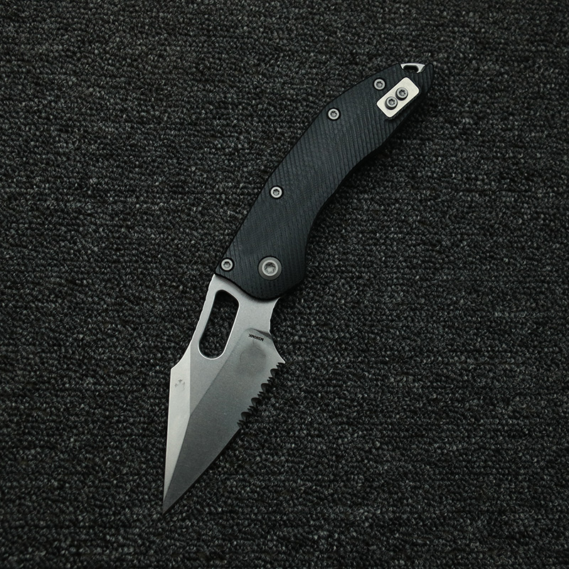 LEMIFSHE  Manual Stitch Textur – Edc Concealed Carry Knife recenzja i cena
