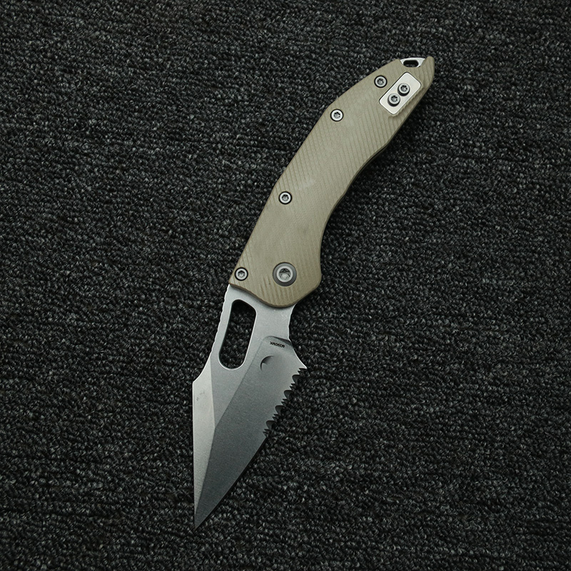 LEMIFSHE  Manual Stitch Textur – Edc Concealed Carry Knife recenzja i cena
