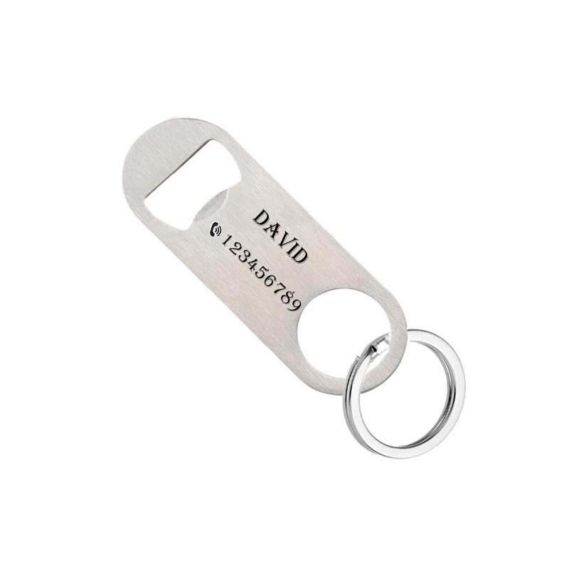 Personalized Keychain Laser En – Bottle Opener Keyring recenzja i cena