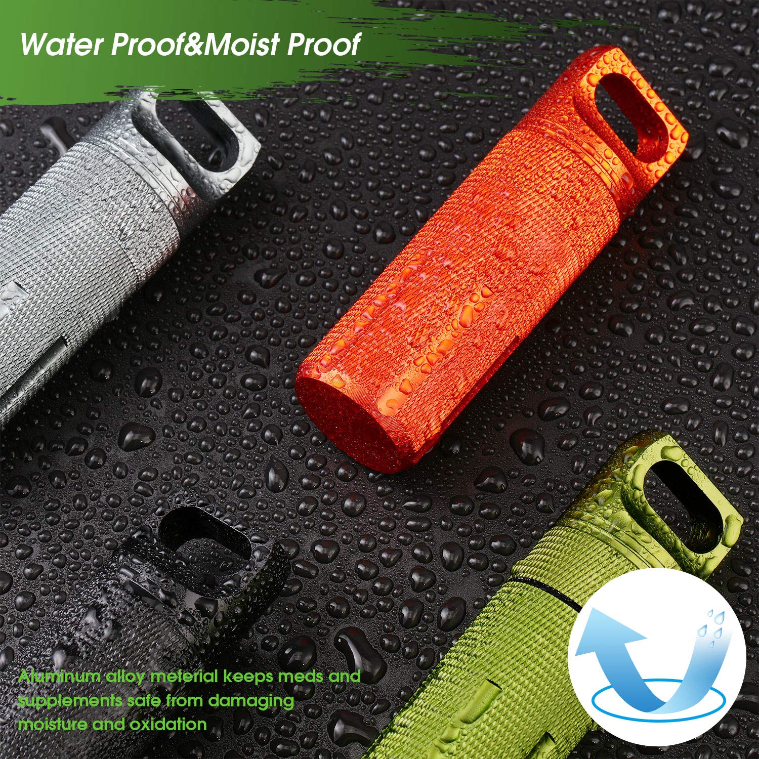 1Pack Aluminum Outdoor Dry Con – Pill Fob Capsule recenzja i cena