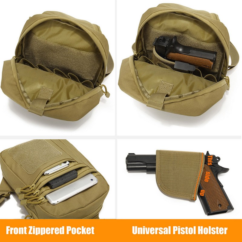 New Tactical Chest Bag Pistol  – Edc Concealed Carry Backpack recenzja i cena