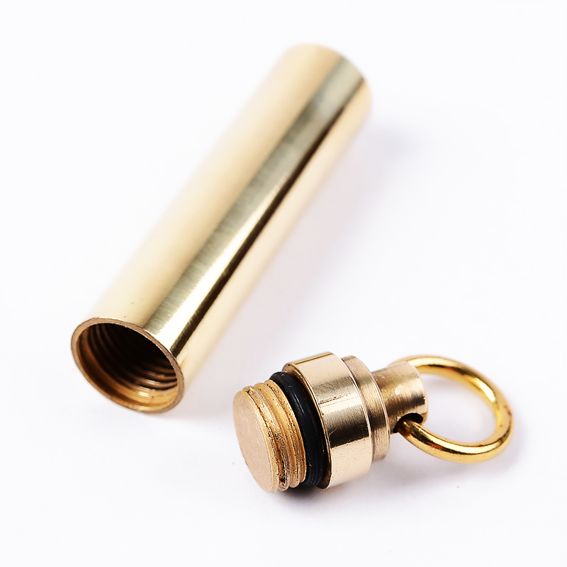 1 PC Solid Brass Waterproof Pi – Pill Fob Capsule recenzja i cena