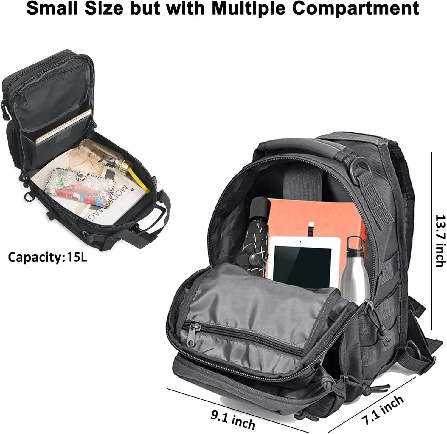 Tactical Sling Backpack Should – Edc Concealed Carry Backpack recenzja i cena