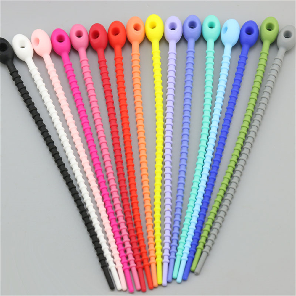 10Pcs/Lot Multi Color Silicone – Gear Tie Reusable recenzja i cena