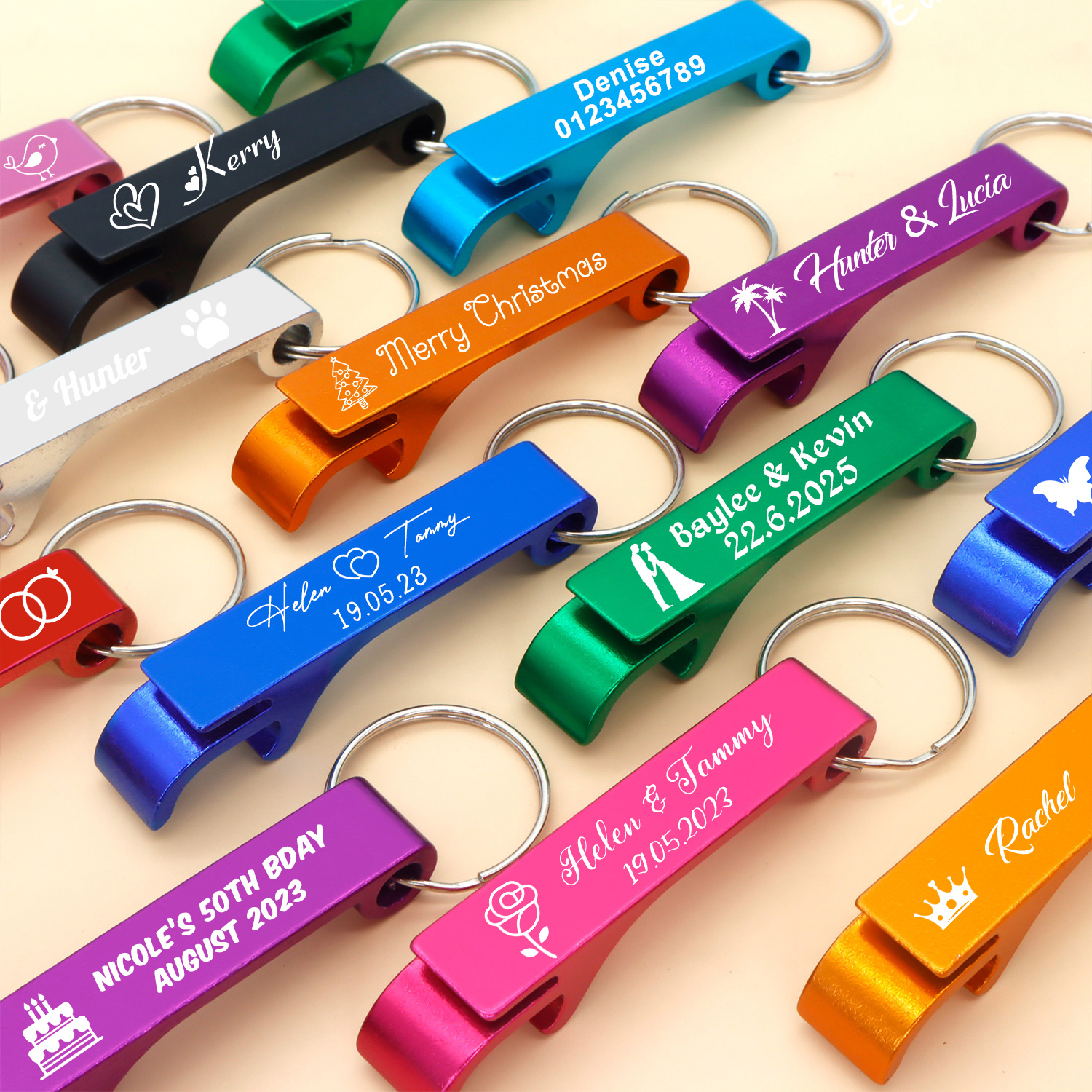 Keychain Custom Logo Key Ring  – Bottle Opener Keyring recenzja i cena