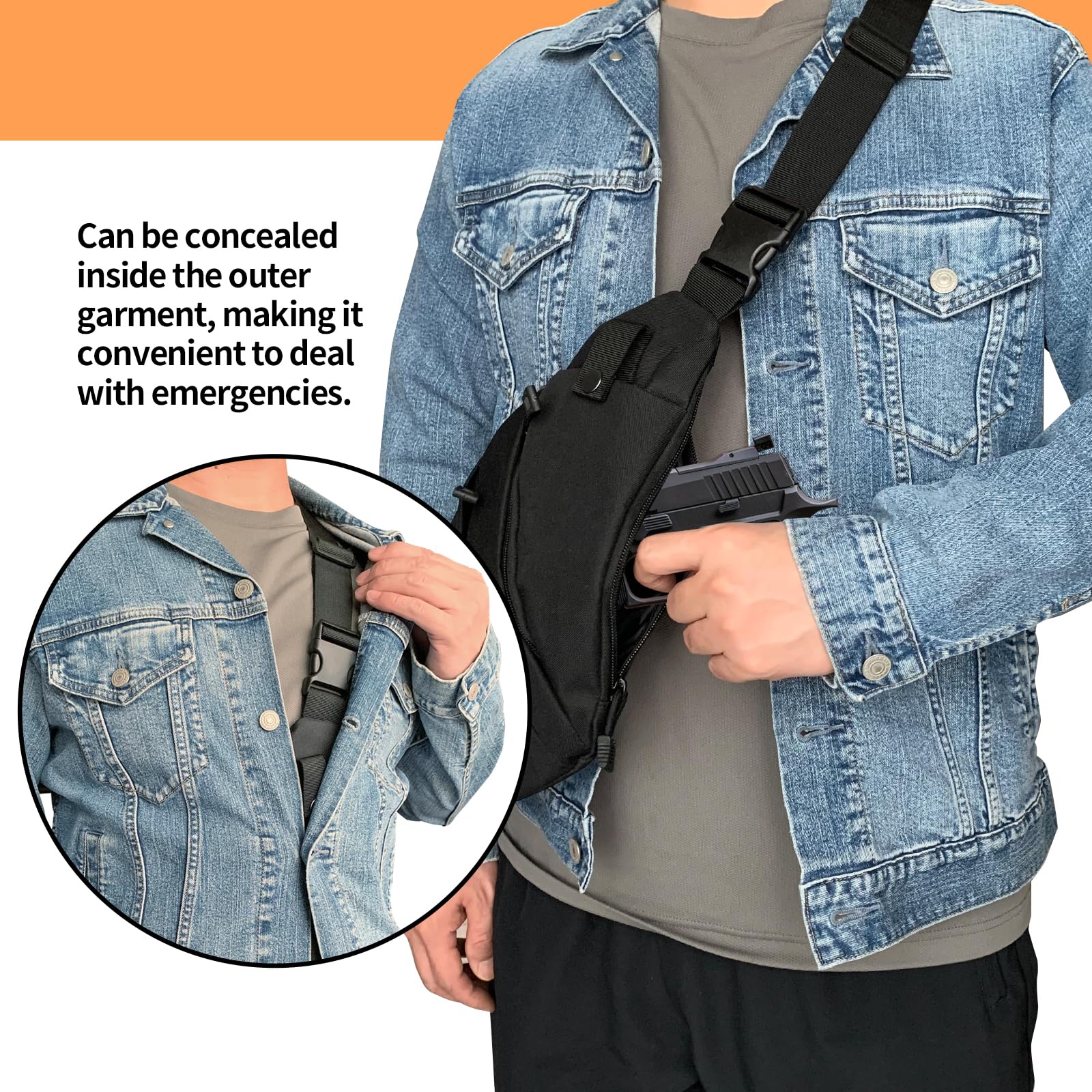 Tactical Crossbody Sling Bag E – Edc Pistol Carry Bag recenzja i cena