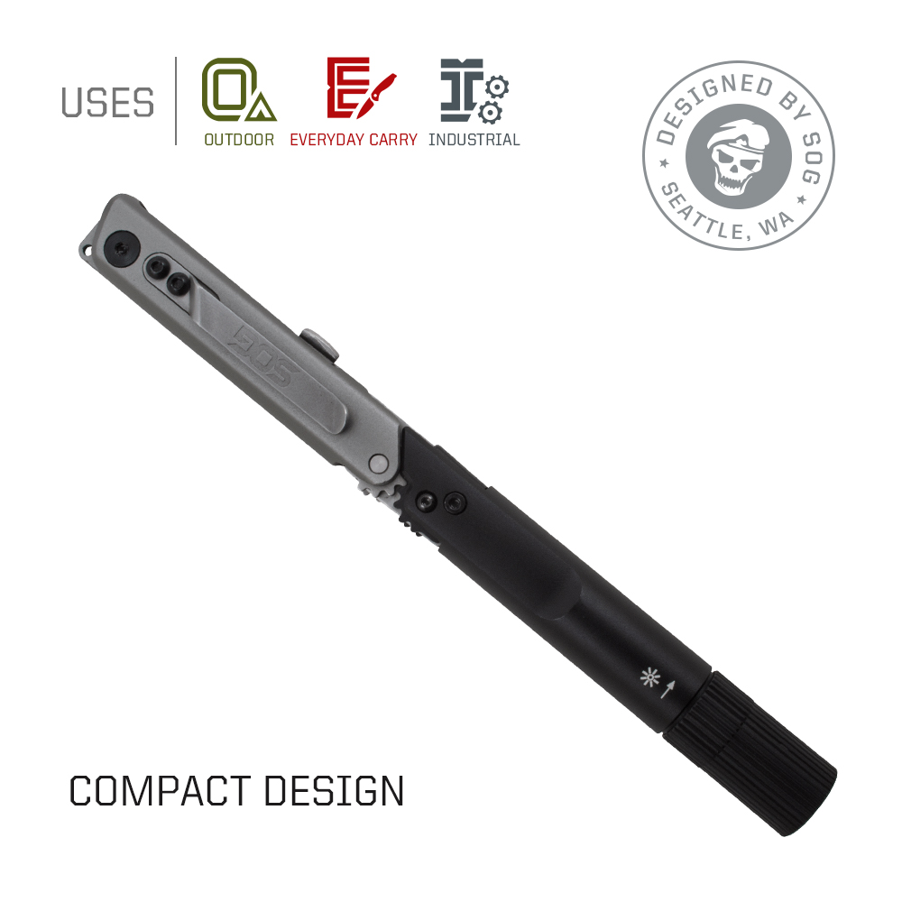SOG BATON Q2 4 in 1 Multi-Tool – Edc Carry Flashlight recenzja i cena