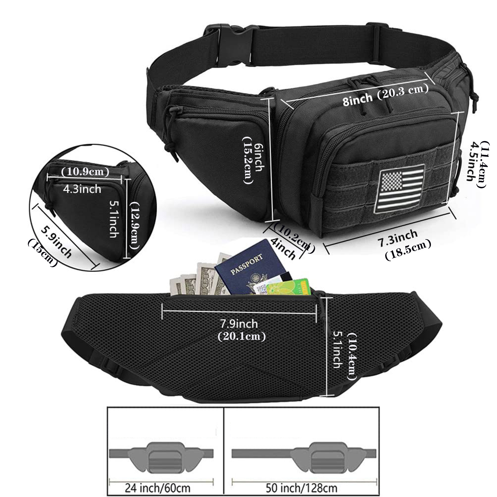 Tactical Fanny Pack Gun Holste – Edc Concealed Carry Fanny Pack recenzja i cena